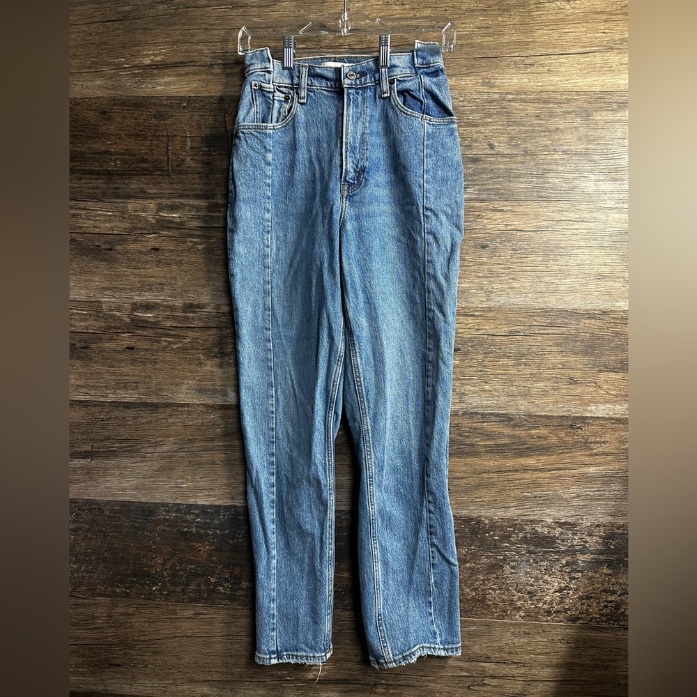 Abercrombie & Fitch High Rise Blue Jeans